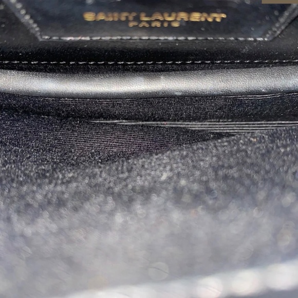 Authentic Saint Laurent Black Cassandre Clutch - Picture 15 of 15